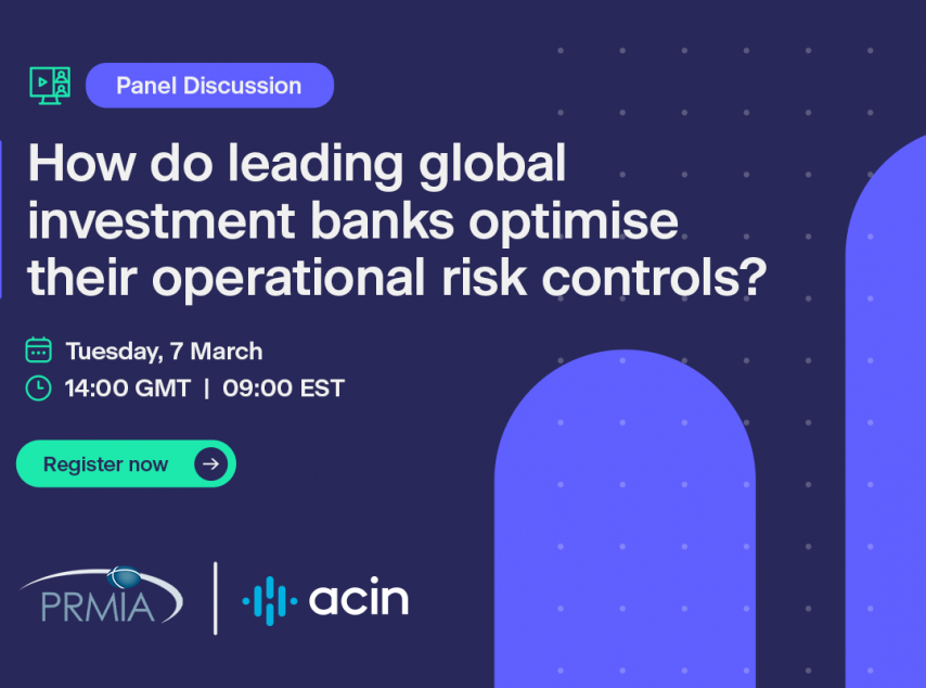 How do global investment banks optimise their operational risk controls?
