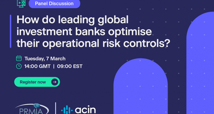 How do global investment banks optimise their operational risk controls?