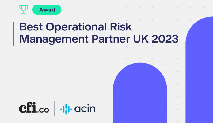 Acin named Best Operational Risk Management Partner by CFI