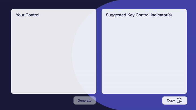Add Control Description to make Suggested Key Control Indicators