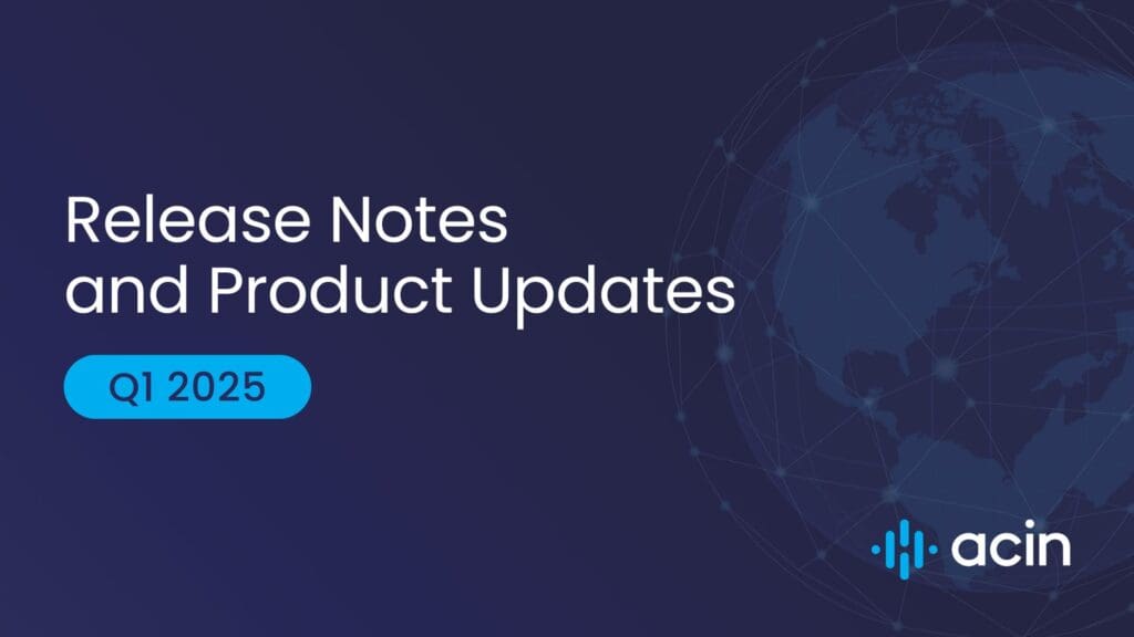 Release notes and product updates 2025 q1